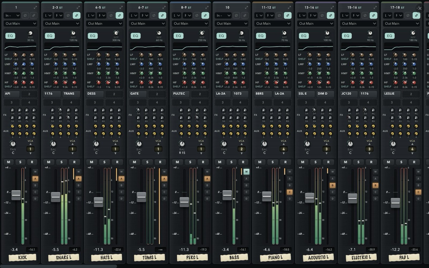 The Mix window alone on a second display